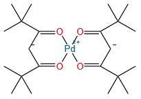 Bis(2,2,6,6-tetramethyl-3,5-heptanedionato)palladium