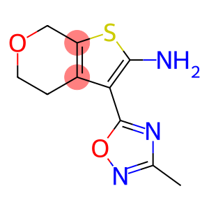 3-(3-Methyl-1,2,4-oxadiazol-5-yl)-4,7-dihydro-5H-thieno[2,3-c]pyran-2-amine