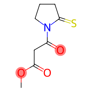 1-Pyrrolidinepropanoic acid, β-oxo-2-thioxo-, methyl ester
