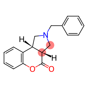 [1]Benzopyrano[3,4-c]pyrrol-4(1H)-one, 2,3,3a,9b-tetrahydro-2-(phenylmethyl)-, cis- (9CI)