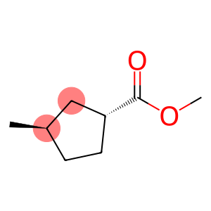 Cyclopentanecarboxylic acid, 3-methyl-, methyl ester, (1R-trans)- (9CI)