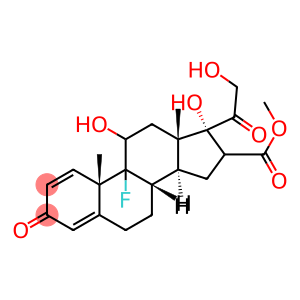 Pregna-1,4-diene-16-carboxylic acid, 9-fluoro-11,21-dihydroxy-3,20-dioxo-, methyl ester, (11β,11α)-