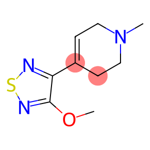 4-(4-methoxy-1,2,5-thiadiazol-3-yl)-1-methyl-1,2,3,6-tetrahydropyridine