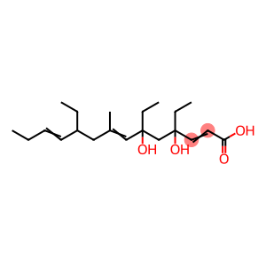 4,6-dihydroxy-8-methyl-4,6,10-triethyltetradeca-2,7,11-trienoic acid