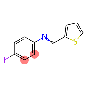 4-iodo-N-[(E)-thiophen-2-ylmethylidene]aniline