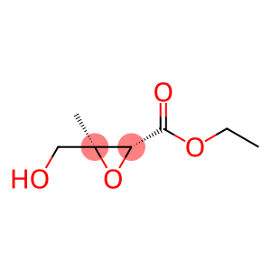 Oxiranecarboxylic acid, 3-(hydroxymethyl)-3-methyl-, ethyl ester, (2R-trans)-