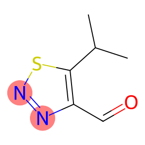 1,2,3-Thiadiazole-4-carboxaldehyde, 5-(1-methylethyl)- (9CI)