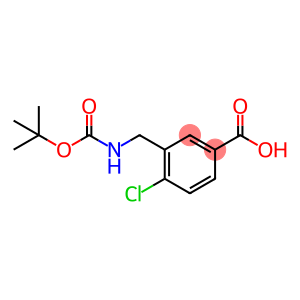 3-{[(tert-Butoxycarbonyl)amino]methyl}-4-chlorobenzoic acid