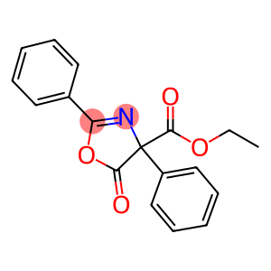 4-Oxazolecarboxylic  acid,  4,5-dihydro-5-oxo-2,4-diphenyl-,  ethyl  ester