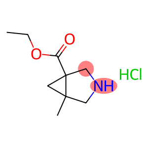 3-Azabicyclo[3.1.0]hexane-1-carboxylic acid, 5-methyl-, ethyl ester, hydrochloride (1:1)