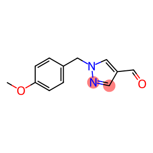 1-[(4-methoxyphenyl)methyl]pyrazole-4-carbaldehyde