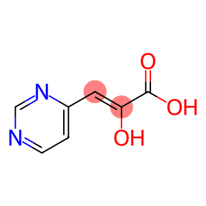 2-Propenoic acid, 2-hydroxy-3-(4-pyrimidinyl)-, (Z)- (9CI)
