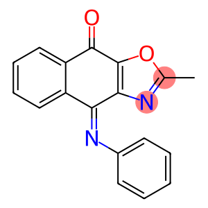 2-methyl-4-(phenylimino)naphth(2,3-d)oxazol-9-one