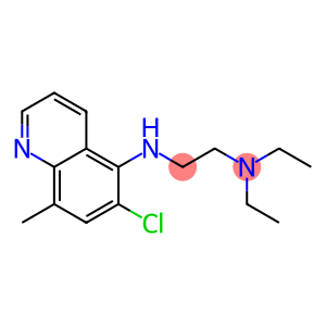 6-Chloro-5-[[2-(diethylamino)ethyl]amino]-8-methylquinoline