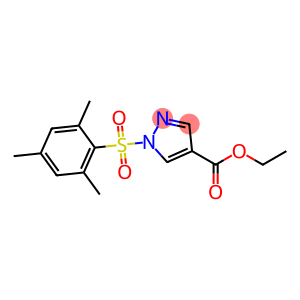 1H-Pyrazole-4-carboxylic acid, 1-[(2,4,6-trimethylphenyl)sulfonyl]-, ethyl ester