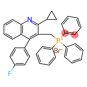 2-Cyclopropyl-4-(4-fluoropenyl)-quinolyl-3-Methyltriphenyl BroMide