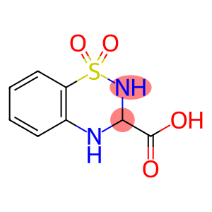 3,4-Dihydro-2H-benzo[e][1,2,4]thiadiazine-3-carboxylic acid 1,1-dioxide