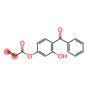 4-benzoyl-3-hydroxyphenyl prop-2-enoate