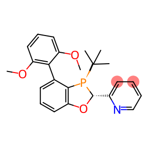 2-((2S,3S)-3-(tert-butyl)-4-(2,6-dimethoxyphenyl)-2,3-dihydrobenzo[d][1,3]oxaphosphol-2-yl)pyridine