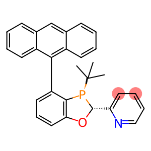 2-((2R,3R)-4-(Anthracen-9-yl)-3-(tert-butyl)-2,3-dihydrobenzo[d][1,3]oxaphosphol-2-yl)pyridine