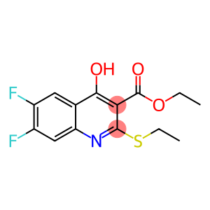 6,7-二氟-2-乙基巯基-4-羟基喹啉-3-羧酸乙酯(PL-7)