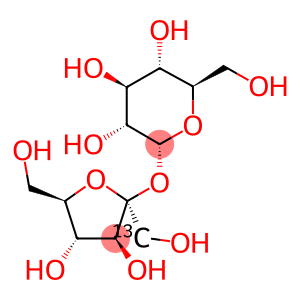 BETA-D-[1-13C]FRUCTOFURANOSYL ALPHA-D-GLUCOPYRANOSIDE
