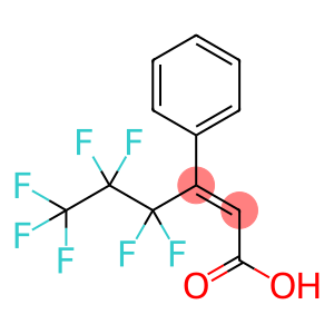 -4,4,5,5,6,6,6-Heptafluoro-3-phenylhex-2-enoic acid