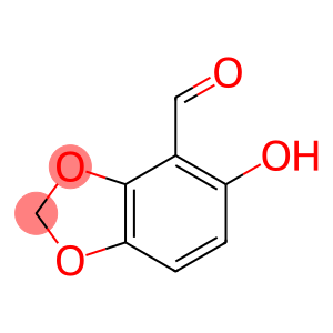 1,3-Benzodioxole-4-carboxaldehyde, 5-hydroxy-