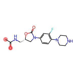 N-[[(5S)-3-[3-氟-4-(1-哌嗪基)苯基]-2-氧代-5-恶唑烷基]甲基]乙酰胺