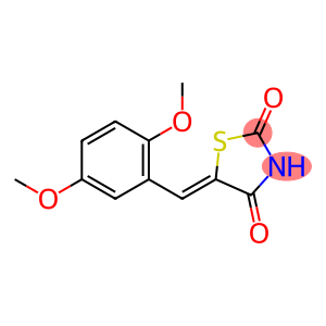 (5Z)-5-(2,5-dimethoxybenzylidene)-1,3-thiazolidine-2,4-dione