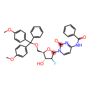 N-[1-[(3S,4R,5R)-5-[[bis(4-methoxyphenyl)-phenyl-methoxy]methyl]-3-fluoro-4-hydroxy-tetrahydrofuran-2-yl]-2-oxo-pyrimidin-4-yl]benzamide