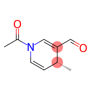 3-Pyridinecarboxaldehyde, 1-acetyl-1,4-dihydro-4-methyl-, (R)- (9CI)