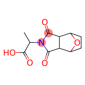 4,7-Epoxy-2H-isoindole-2-acetic  acid,  octahydro--alpha--methyl-1,3-dioxo-