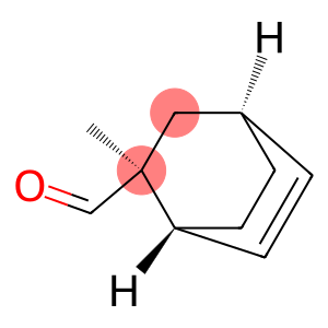 Bicyclo[2.2.2]oct-5-ene-2-carboxaldehyde, 2-methyl-, [1R-(1alpha,2beta,4alpha)]- (9CI)