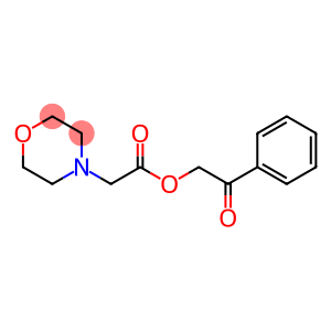 4-Morpholineacetic acid, 2-oxo-2-phenylethyl ester