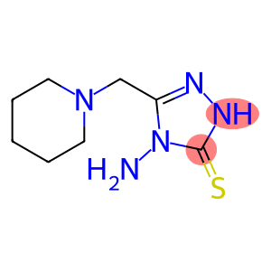 4-氨基-5-(哌啶-1-基甲基)-4H-1,2,4-三唑-3-硫醇