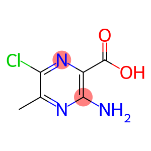 3-氨基-6-氯-5-甲基吡嗪-2-羧酸