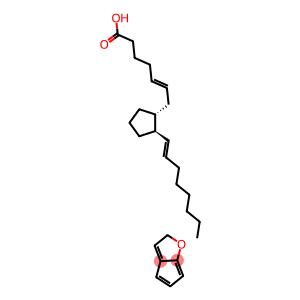 2H-Cyclopenta[b]furan, prosta-5,13-dien-1-oic acid deriv.