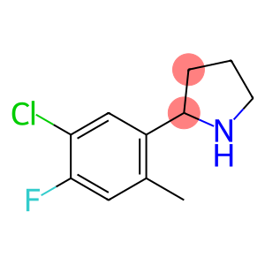 2-(5-chloro-4-fluoro-2-methylphenyl)pyrrolidine