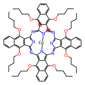 铜(II)5,9,14,18,23,27,32,36-八丁氧基-2,3-萘酞菁