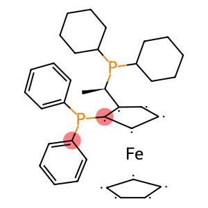 (R,R)-2-(1-(Dicyclohexylphosphino)ethyl)-1-(diphenylphosphino)ferrocene