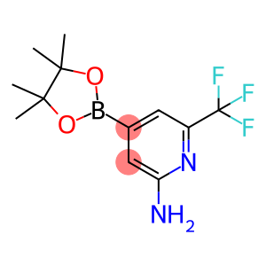 2-AMINO-6-TRIFLUOROMETHYLPYRIDINE-4-BORONIC ACID PINACOL ESTER