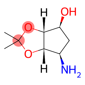 (3aR,4S,6R,6aS)-6-amino-2,2-dimethyl-tetrahydro-3aH-cyclopenta[d][1,3]dioxol-4-ol