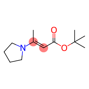 2-Butenoic acid, 3-(1-pyrrolidinyl)-, 1,1-dimethylethyl ester, (2E)-