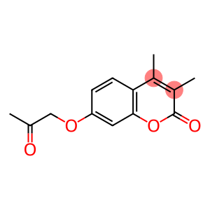 7-acetonyloxy-3,4-dimethylcoumarin
