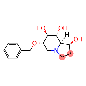 1,7,8-Indolizinetriol, octahydro-6-(phenylmethoxy)-, 1S-(1.alpha.,6.beta.,7.alpha.,8.beta.,8a.beta.)-