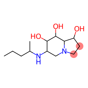 1,7,8-Indolizinetriol, octahydro-6-(1-methylbutyl)amino-