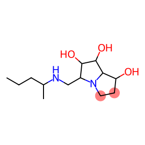 1H-Pyrrolizine-1,2,7-triol, hexahydro-3-(1-methylbutyl)aminomethyl-
