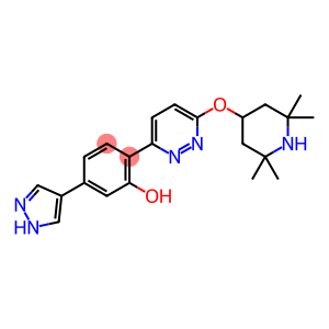 5-(1H-pyrazol-4-yl)-2-(6-((2,2,6,6-tetramethylpiperidin-4-yl)oxy)pyridazin-3-yl)phenol