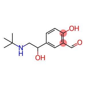 Levalbuterol Related Compound D (30 mg) (5-[2-{(1,1-dimethylethyl)amino}-1-hydroxyethyl]-2-hydroxy-benzaldehyde sulfate)